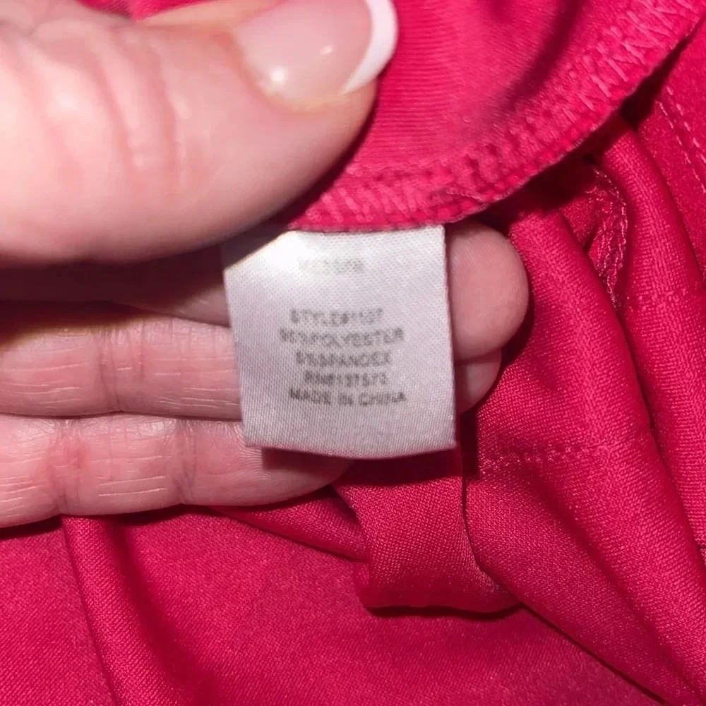 Messini Pink Pleated Mini Skirt Size Large.  K - Picture 4 of 4